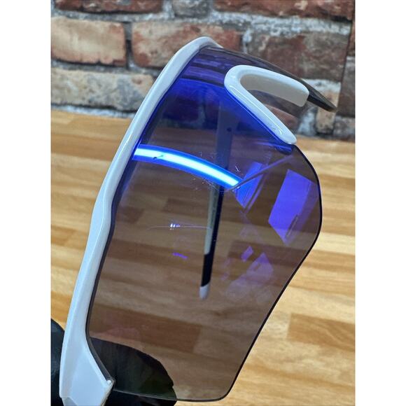 Rawlings Adult Baseball Sunglasses Blue Lenses White Frame light SR1223 RY2002 - Picture 5 of 7